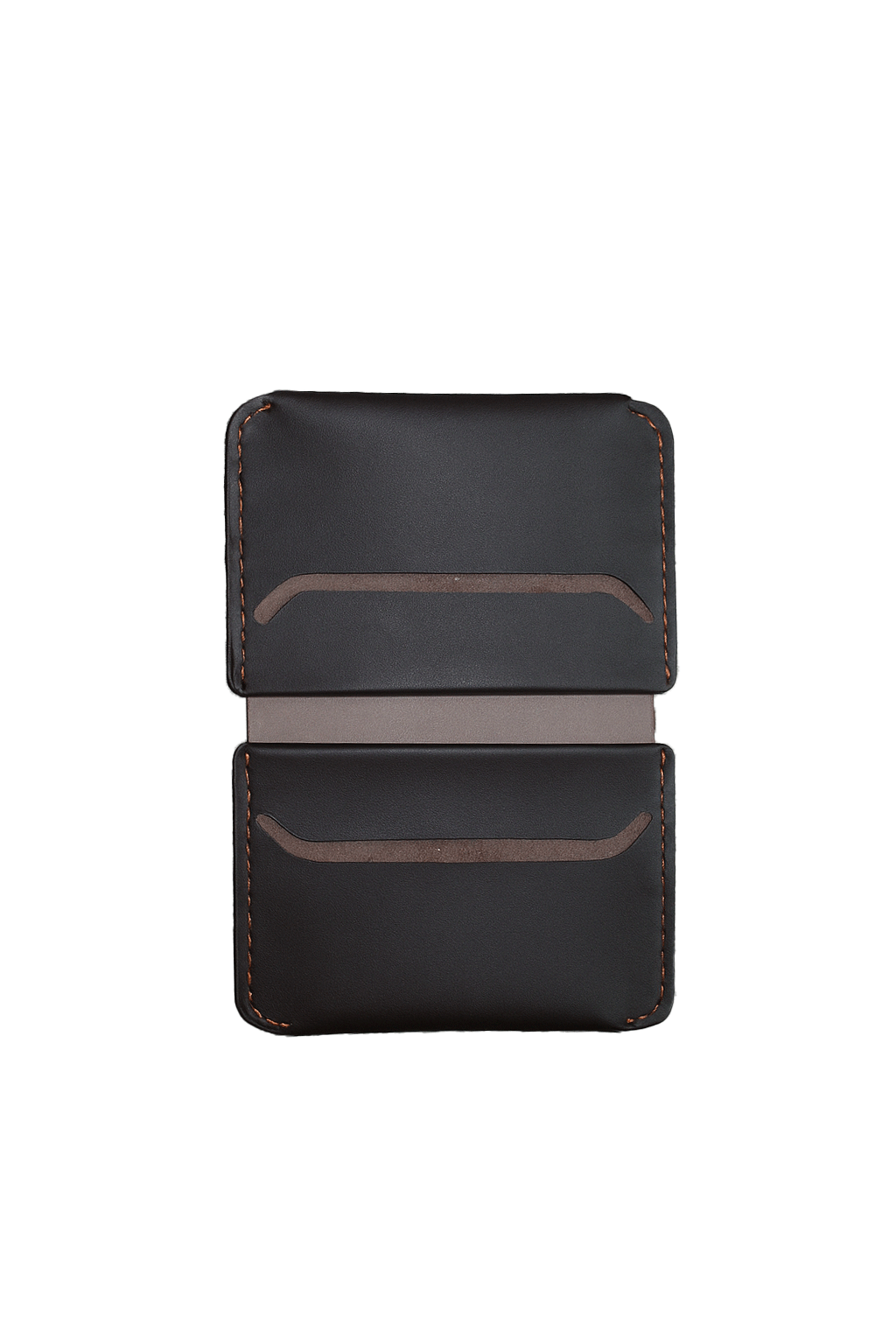 B-03 Vertical Card Holder (Dark Brown)