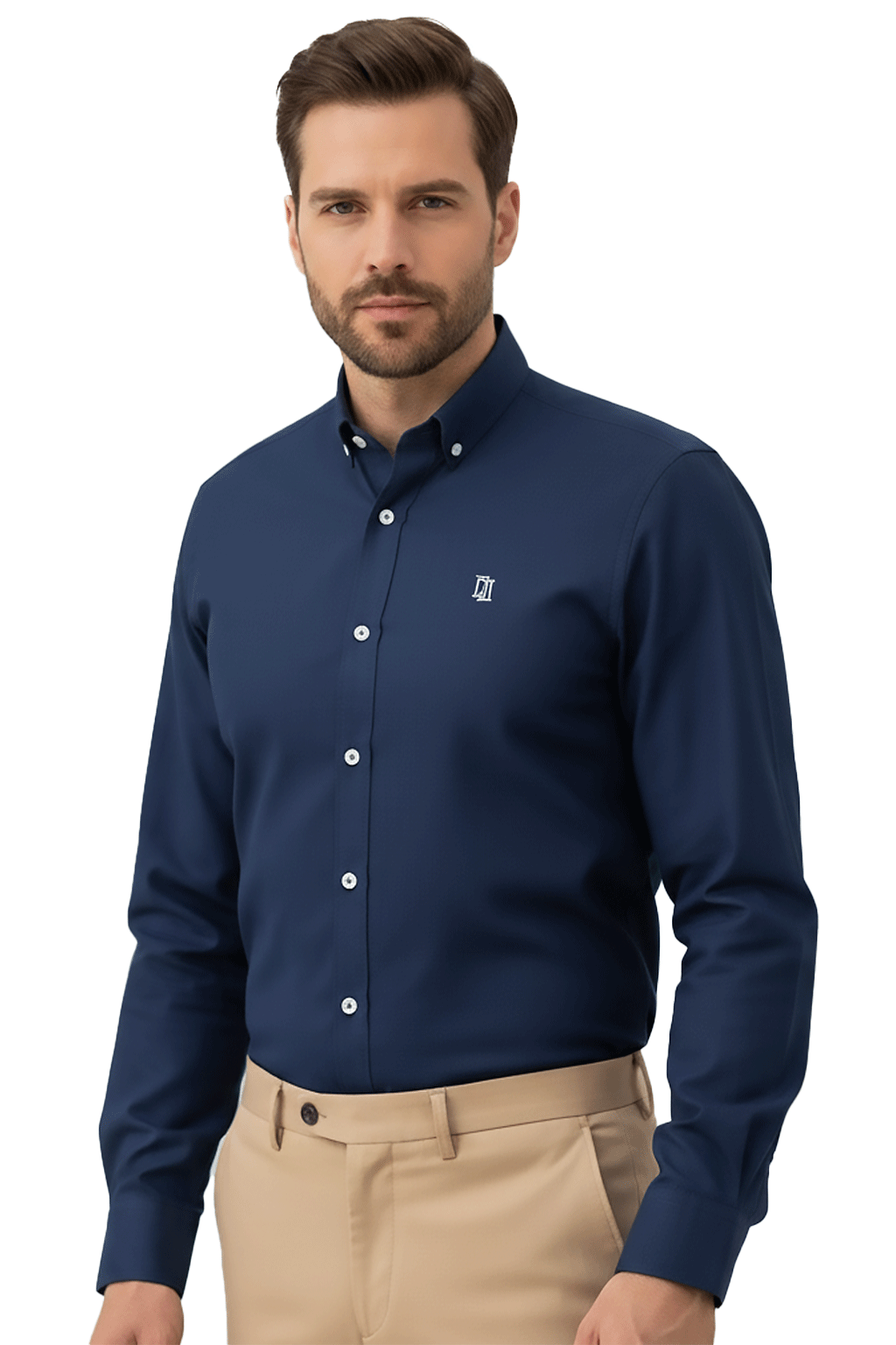 Navy Blue Oxford Shirt