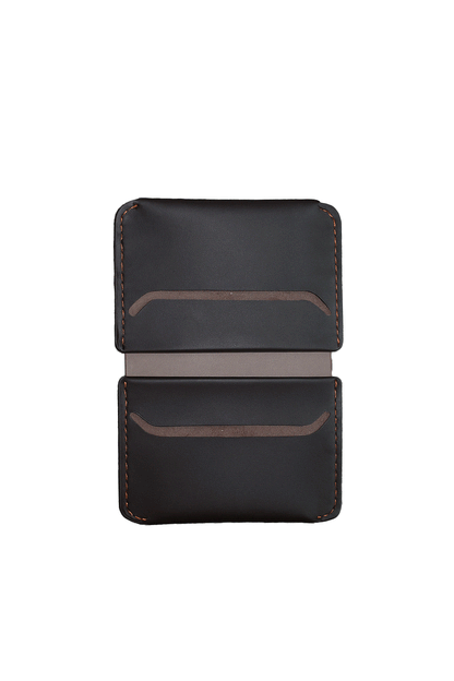 B-03 Vertical Card Holder (Dark Brown)