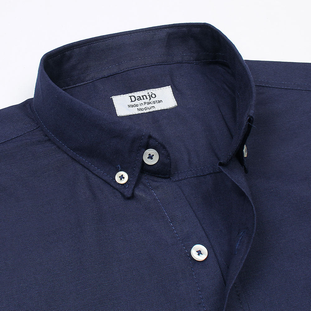 Navy Blue Oxford Shirt