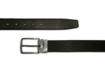 Formal Double Side Leather Belt (Black/Brown)