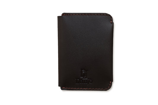 B-03 Vertical Card Holder (Dark Brown)